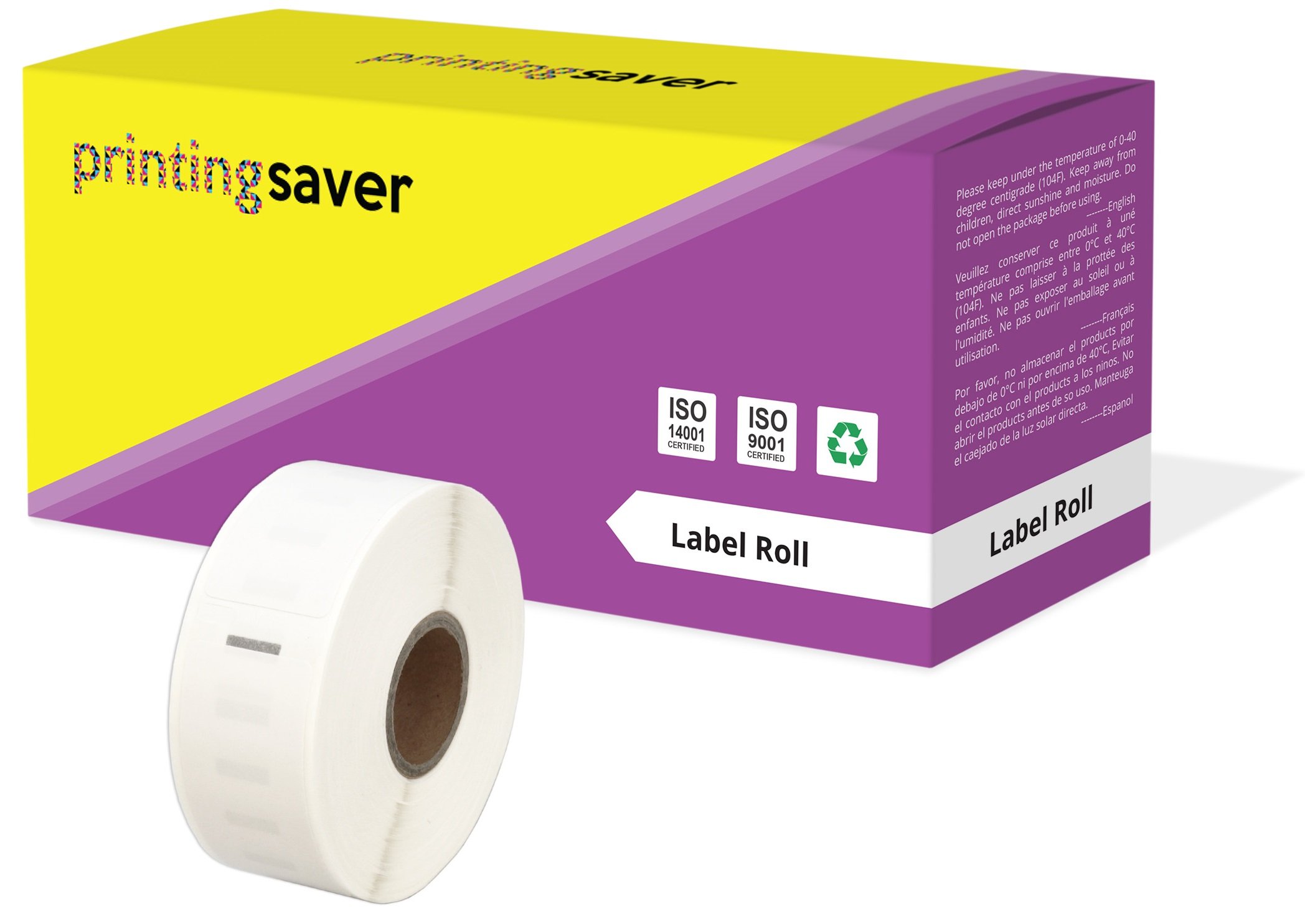 Printing Saver 11352 25 x 54 mm Compatible Return Address Labels Roll (500 Labels per Roll) for LabelWriter 310 320 330 4XL 400 450 Turbo/Twin Turbo/Duo & Seiko SLP Label Printers