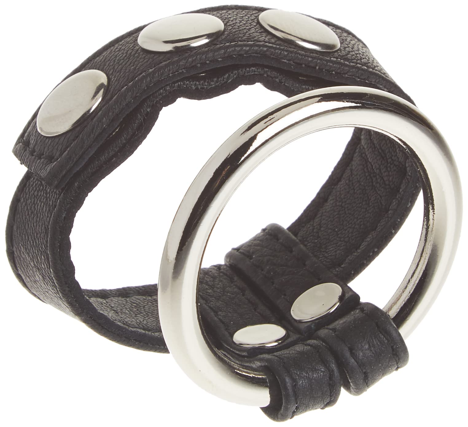 Strict Leather Steel Cock and Ball Ring