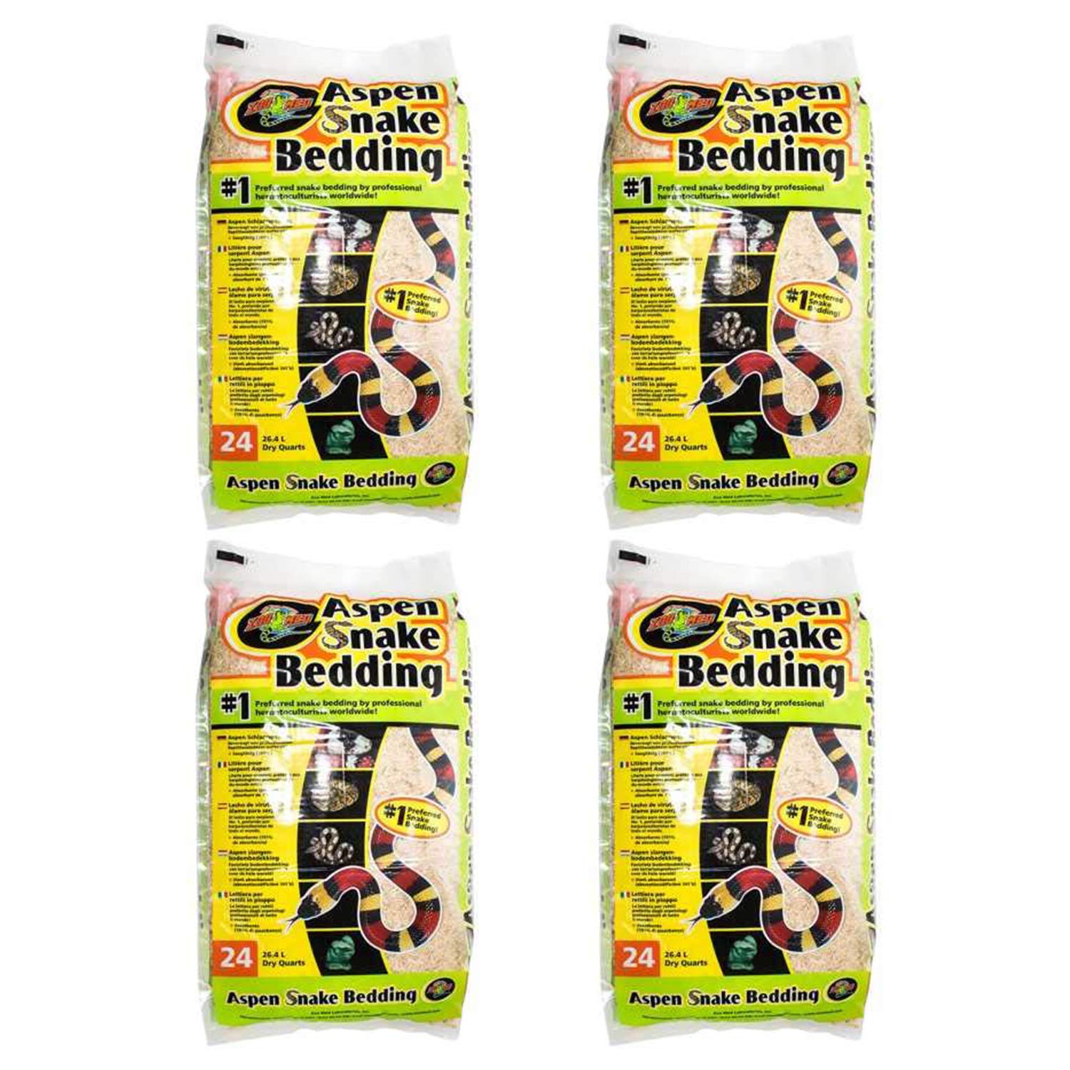 zoo med aspen snake bedding 24 quarts