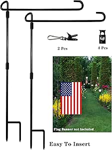 Amazon.com : Garden Flag Stand Premium Garden Flag Pole Holder for All