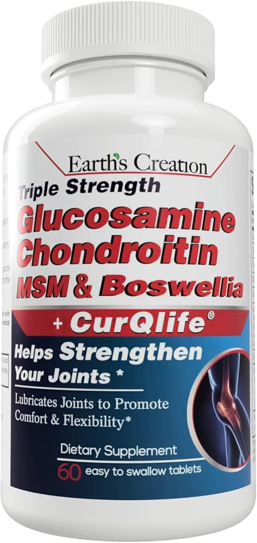 Amazon.com: Triple Strength (Glucosamine, Chondroitin, MSM): Health ...