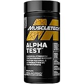 MuscleTech Testosterone Booster for Men, MuscleTech AlphaTest, Tribulus Terrestris for Men, Max-Strength ATP & Test Booster f