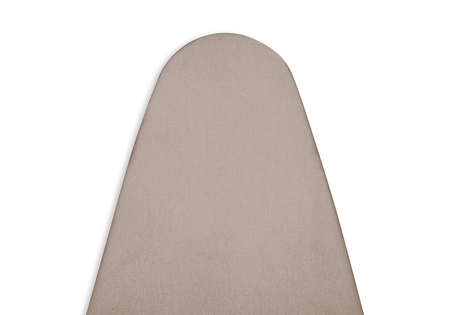Encasa XO Mini Ironing Board Cover with Extra Thick Pad, Plain Colors, Elasticated, (Fits Standard Medium Boards of 112x34 cm) Heat Reflective - Beige