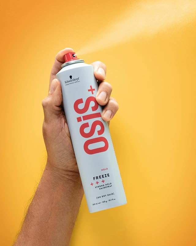 Schwarzkopf Professional OSIS Freeze - Lacca Capelli - Finitura Spazzolabile - Tenuta Forte 300 ml — foto 3 di 6