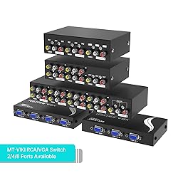 MT-ViKI 8 Way AV RCA Switch, 8 in 1 Out Composite
