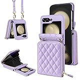 Vofolen for Samsung Galaxy Z Flip 5 Case with Card
