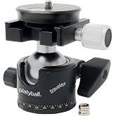 Platyball Traveler Professional Ball Head, 15 lb Capacity, 360&deg; Pan, Arca Compatible, with Quick Release Plate.