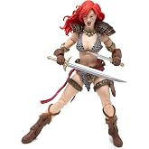 Boss Fight Studio Epic H.A.C.K.S. Red Sonja Deluxe Action Figure &ndash; Highly Articulated Collectible, Customizable Figurine with Complete Accessories, Armor, and Interchangeable Parts &ndash; 1:12 Scale