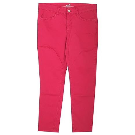 MAC JEANS, 7/8 Damen Jeans Hose, 7/8 Angela Summer Clean,Gabardine Stretch,mangenta [21641]