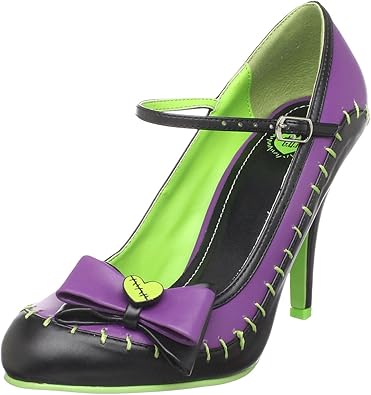 purple mary jane pumps