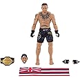 UFC Ultimate Series Limited Edition Max Holloway, 6 Inch Collector Action Figure - Includes Alternate Head and Gloved Hands, Fight Shorts, Belt and Hawaiian Flag Accessory