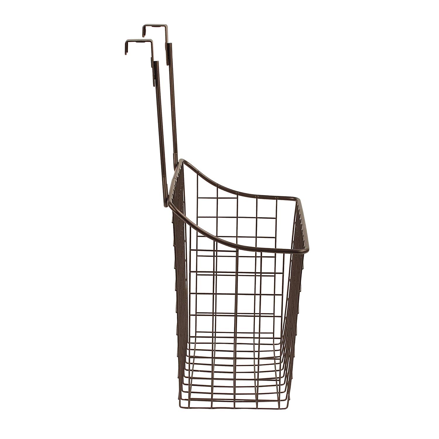 Spectrum Diversified Grid Storage Basket, Over The Cabinet, Steel Wire Sink Organization for Kitchen & Bathroom, Large, Bronze - Home Storage Baskets