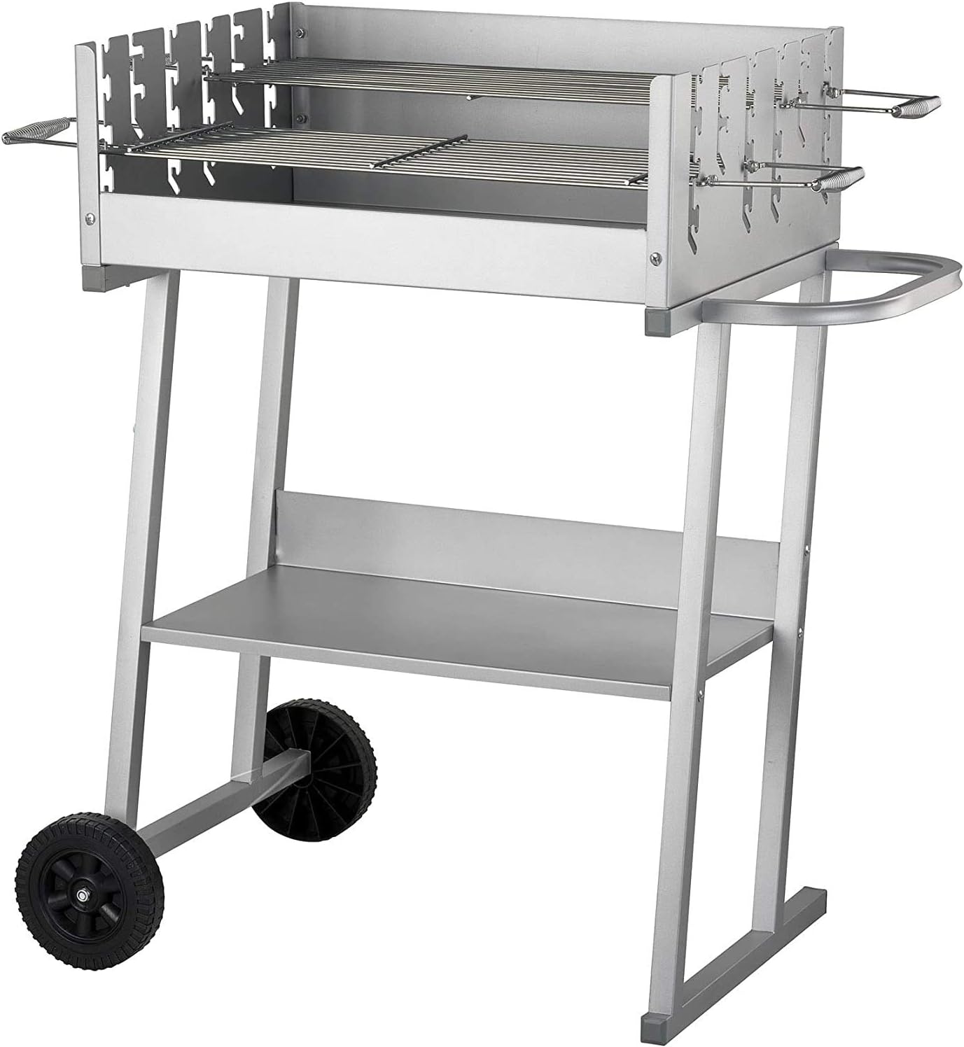 ACTIVA Grill Grillwagen Holzkohlegrill XXL München, Silber
