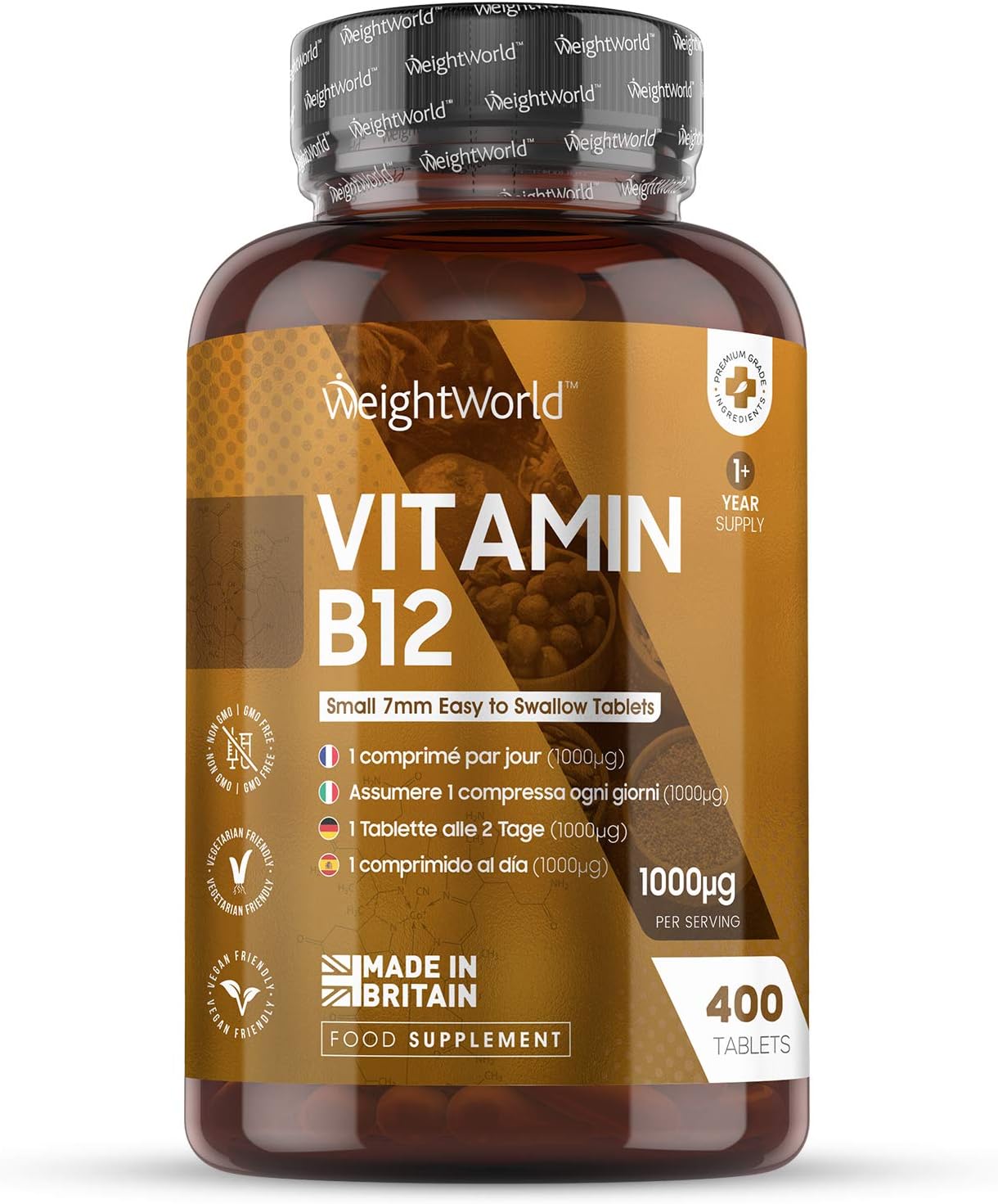 Vitamin B12 Tablets High Strength 1000mcg 400 Vitamin B12 Tablets