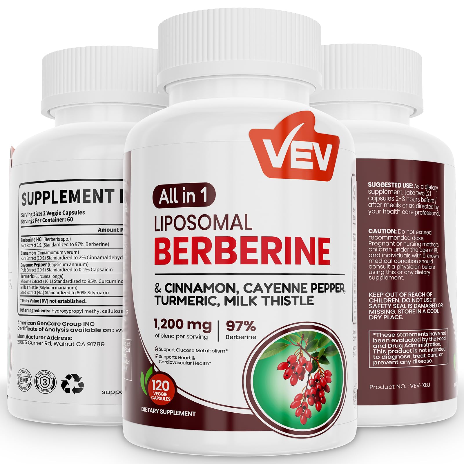 Liposomal Berberine