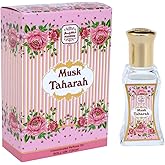 Naseem Musk Taharah Roll-On Perfume Oil 24ml | Unisex Eau De Parfum with Subtle Floral and Amber Notes | Long-Lasting, Hypoallergenic Fragrance for Men & Women | Alcohol-Free Luxury Scent