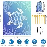 Ainiv Beach Blanket Large 140x210 cm Sandproof Waterproof 2-3 People view 2