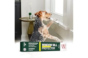CLAWGUARD Window Sill Protector - Strong Transparent Protection for pets Scratching, Chewing, Slobbering & Clawing on Window Sills. Keep Paws Safe and Home Clean. (Crystal Clear 35.5 in. x 5.25 in.)