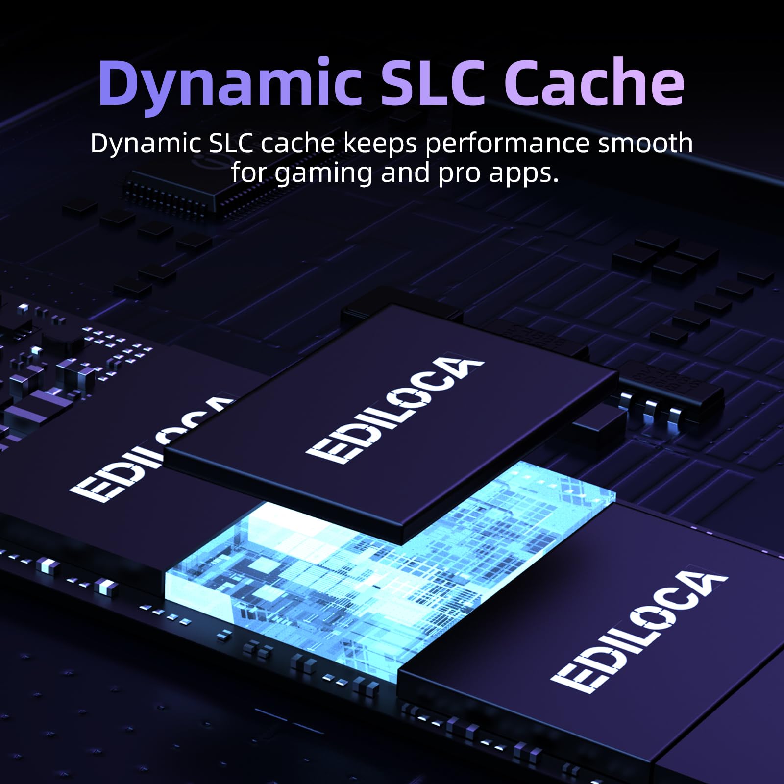 Ediloca EN600 PRO SSD 2TB PCIe 3.0 Gen 3x4, NVMe M.2 2280, Up to 3500MB/s, Internal Solid State Drive, SLC Cache 3D NAND TLC, Graphene Cooling Sticker, Storage for PC, Desktop and Laptops