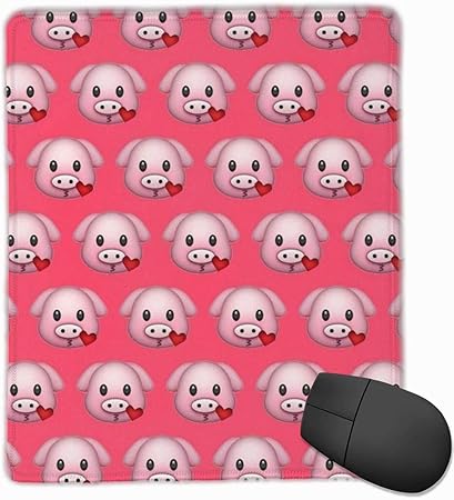 Amazon マウスパッド かわいい豚 絵文字 ゲーミング オフィス最適 高級感 おしゃれ 防水 耐久性が良い 滑り止めゴム底 ゲーミングなど適用 マウスの精密度を上がる 22 18 0 3cm Zxzx マウスパッド 通販