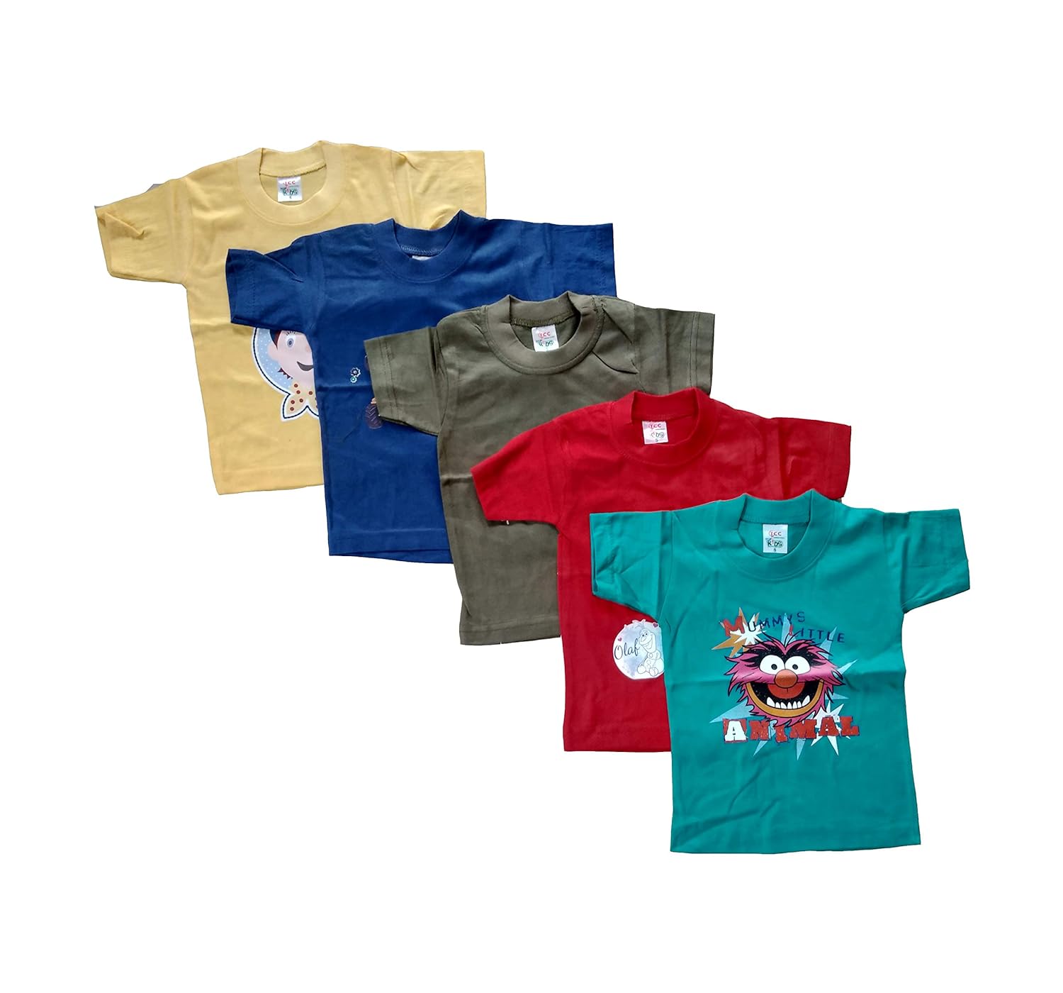 Boys' TShirt (Pack of 5) Amazon.in Clothing & Accessories
