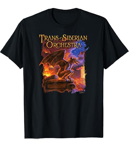 Amazon.com: Trans-Siberian Orchestra Guitar Globe T-Shirt