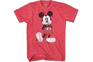 Disney Men's Full Size Mickey Mouse Distressed Look T-Shirt