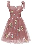Short Homecoming Dresses for Teens Flower