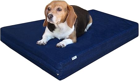 dogbed4less orthopedic gel cooling memory foam dog bed