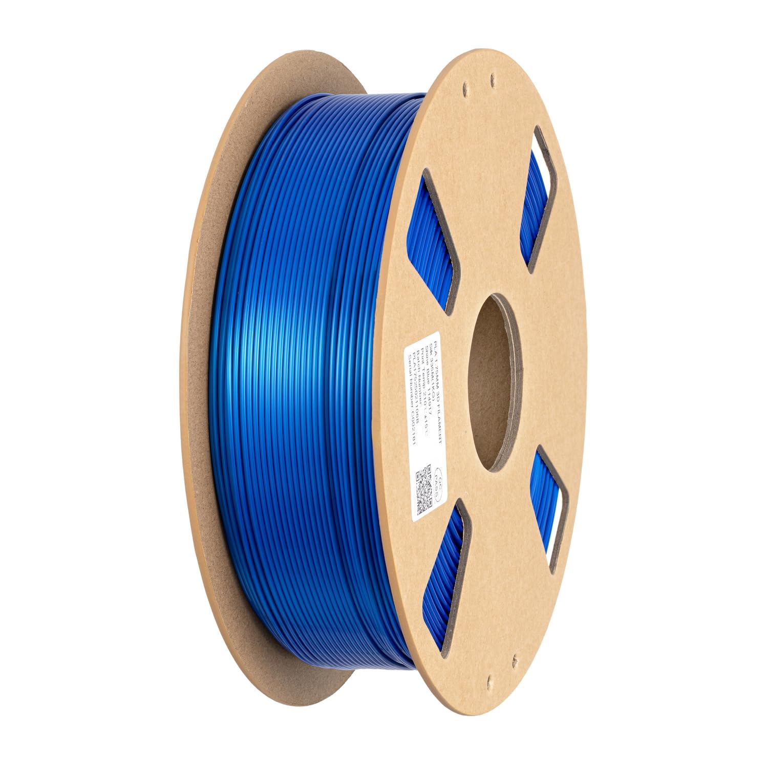 Silk PLA 3D Printer Filament 1.75 mm 1KG(2.2LB) Shiny Silky Shine Purple Black Red Copper Printing Material (Silk Shine Blue)