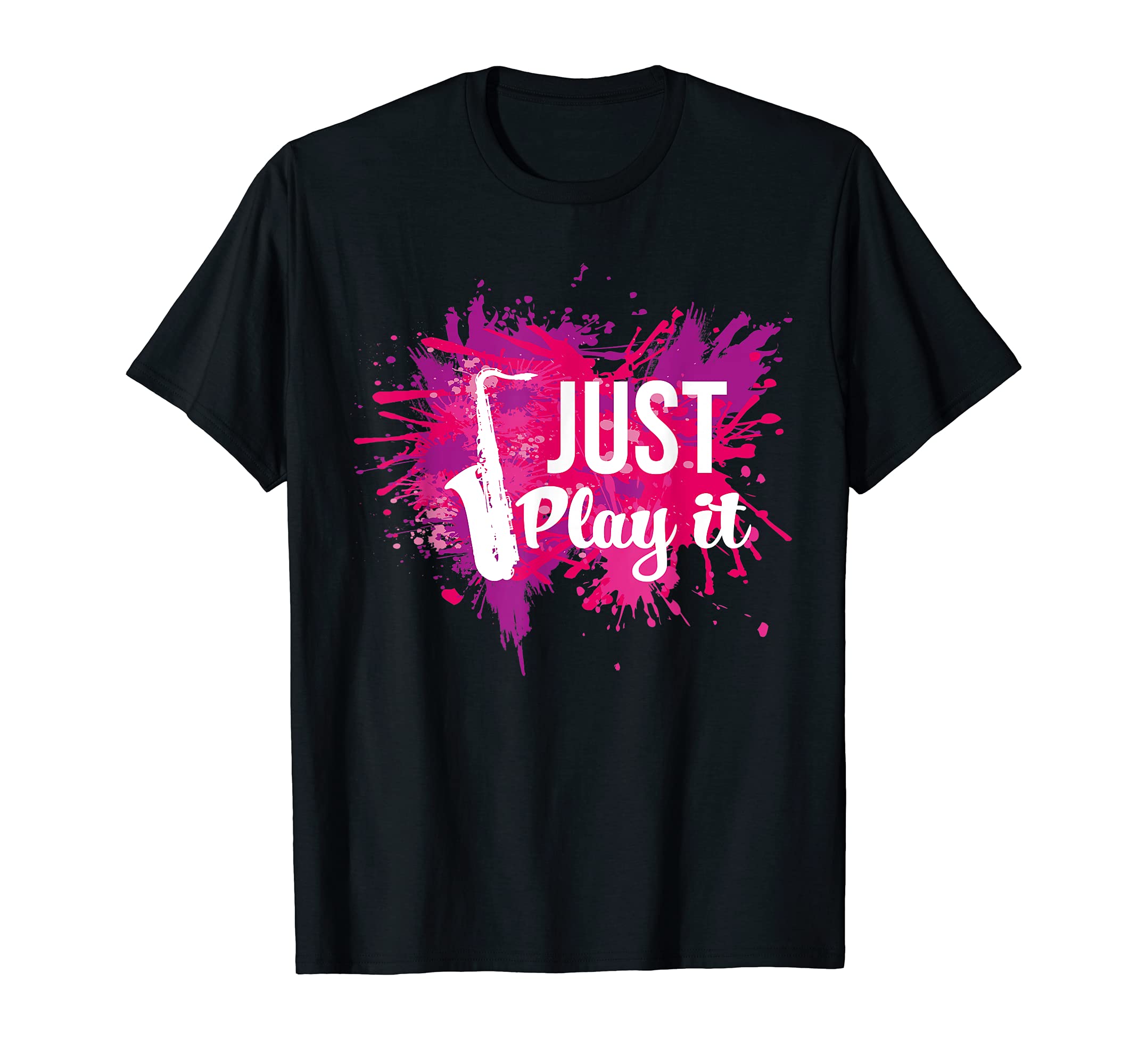 Jazz Play It Metal Wind Instrument Classic Saxophone Music T-Shirt