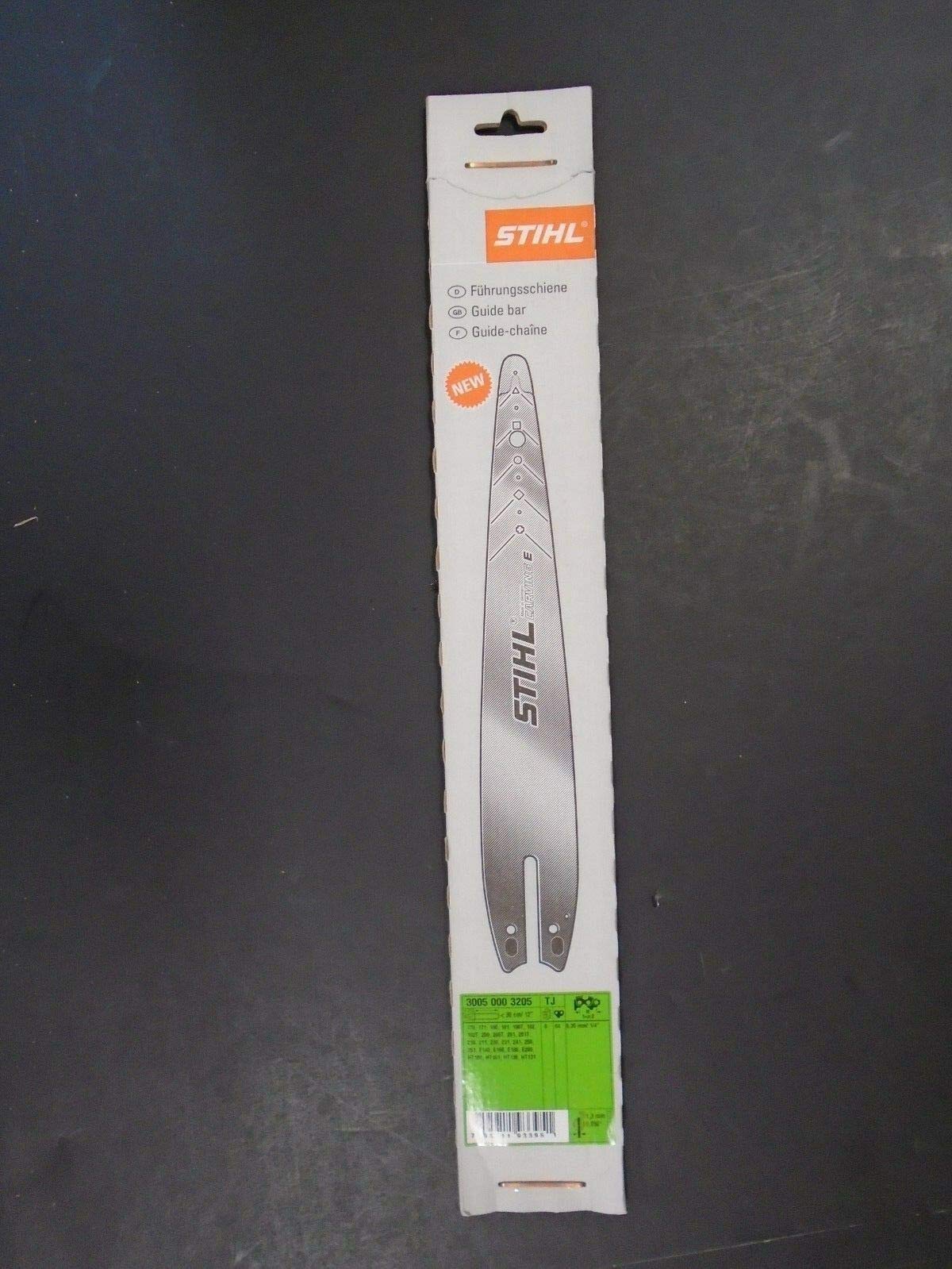 STIHL 30050003205 Guide Rail Carving E 30 cm 1/4 Inch Suitable for Several Models