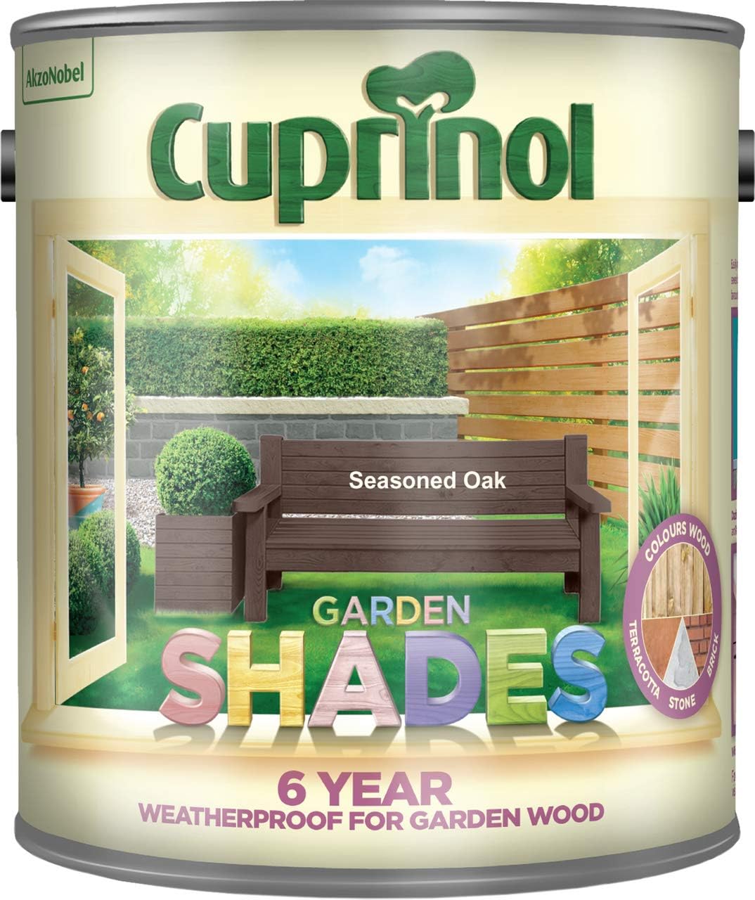 Cuprinol Garden Shades - Seasoned Oak (2.5 Litres), 2.5L