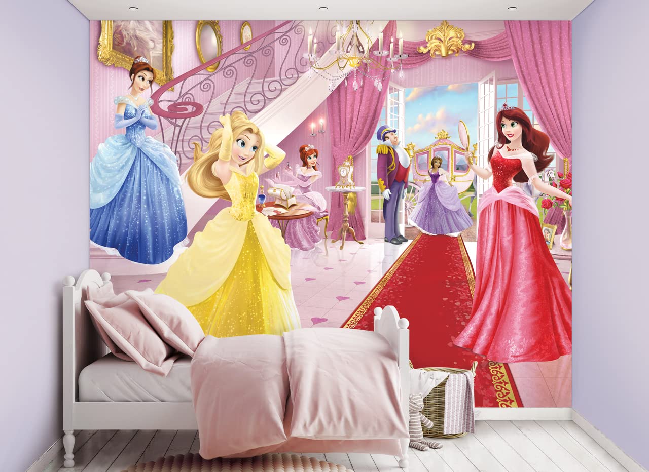 Walltastic Fairy Princess Wallpaper Mural, FSC Paper, Multi, 8 feet High x 10 feet Wide, 1 Size