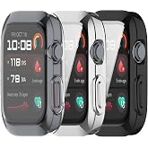 Compatible with Huawei Watch D2 Screen Protector Case 2024, Soft TPU Plated All Around Scratch-Proof Screen Protector Case Cover for Huawei Watch D2 (3pack)