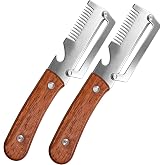 2026 Upgrade Multifunctional Stainless Steel Peeler,2Pcs Wooden handle fruit and Vegetable Peeler, Kitchen Gadgets Tool for Fruit Pumpkin Peeling Potato Carrot Veggie Peeler