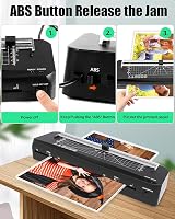 BAYGE A3 Laminator with Built-in Trimmer, 60-70s Warm-up, 30 Sheets view 6