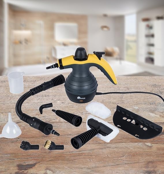 OVM POWER 1800 + Fensterwischer edition Handdampfreiniger Handdampfer Dampfente Dampfreiniger Steam cleaner (Fensterwischer e