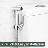 Zuvo Bidet Sprayer with 304 Stainless Steel UK Toilet Kit view 7