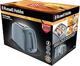 Russell Hobbs Textures 2 Slice Toaster Extra Wide Slots Grey view 8
