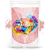 MARBLERS Pink Mica Powder [Blossom Pearl] 3oz (85g) | Cosmetic Grade | Epoxy Resin Pigment | Dye | Non-Toxic, Vegan, Cruelty-Free | Lip Gloss, Nails, Body Butter | Bath Bomb, Candle & Soap Making