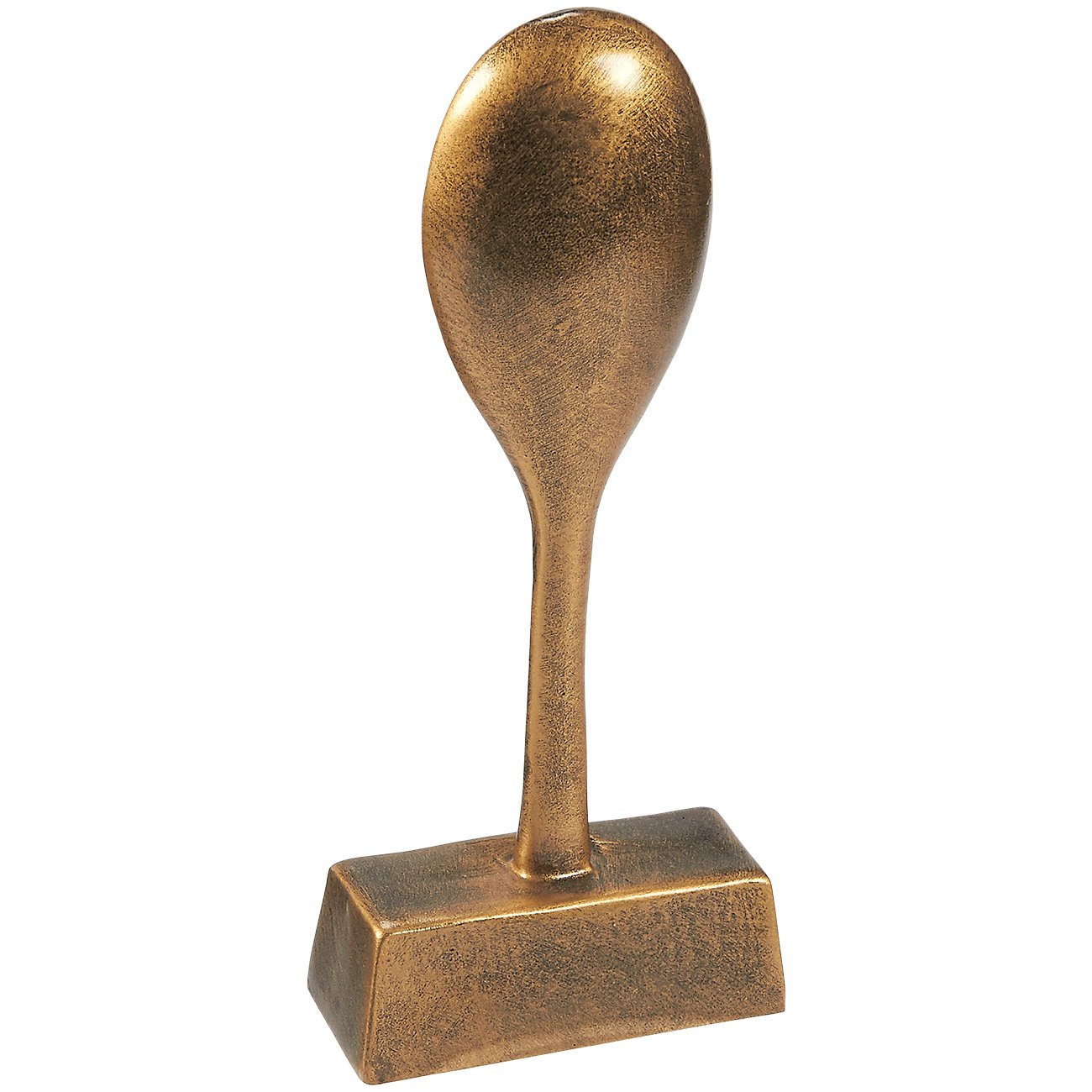 Juvale Wooden Spoon Trophy Race Car Award, Small Resin Trophy for