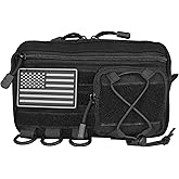 Tactical Molle Admin Pouch, Multi-Purpose EDC Tool Organizer Fits Tactical Rucksack Combat Vest
