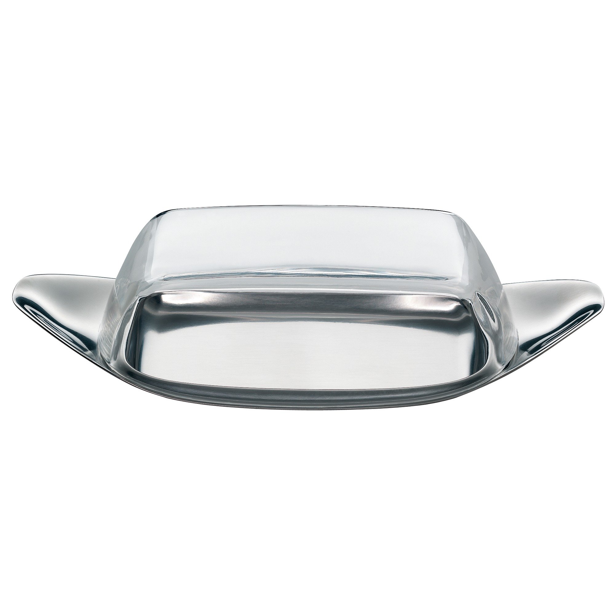 WMF 22 x 11 cm Wagenfeld Butter Dish, Silver