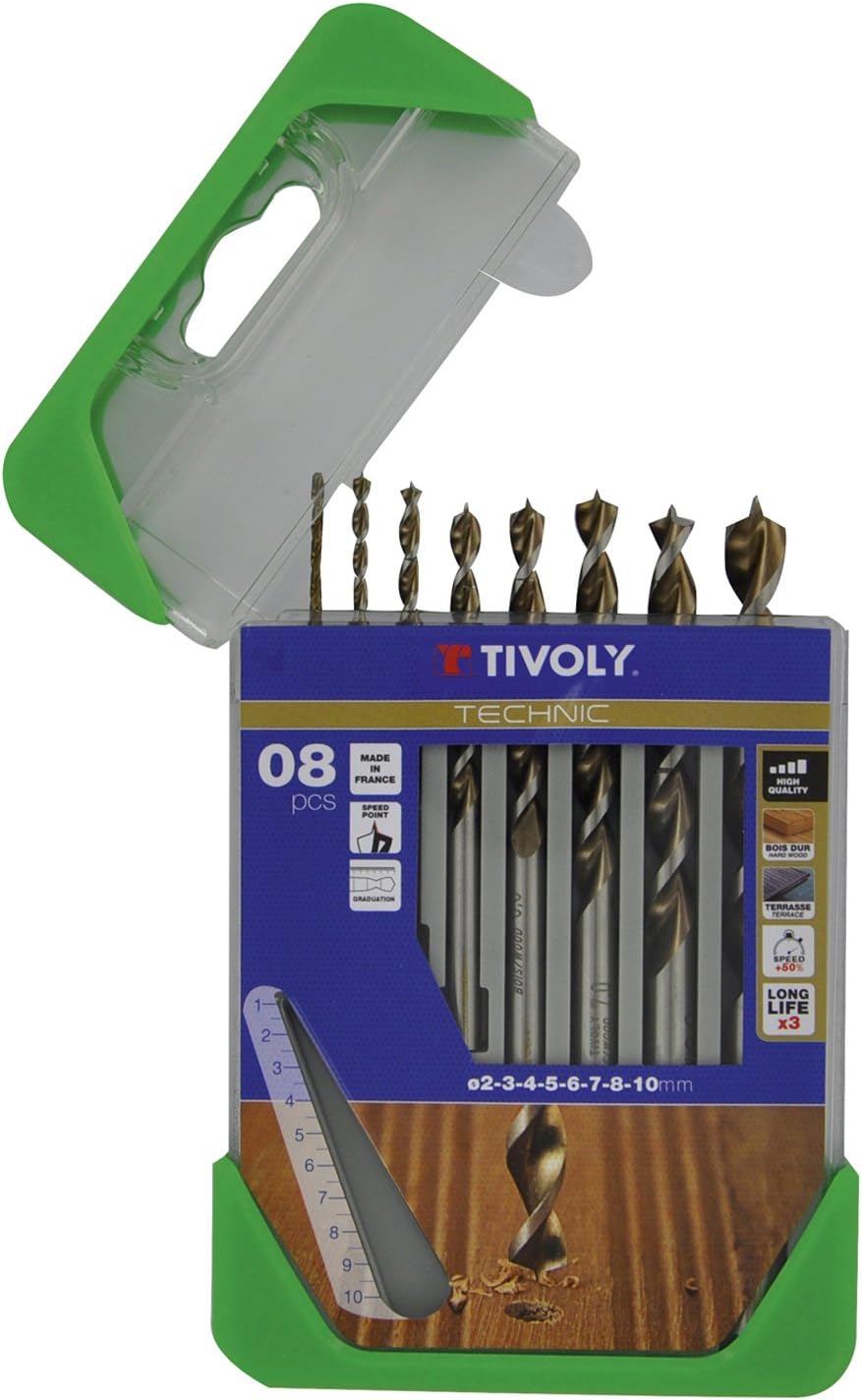 TIVOLY, High Performance HSS Wood Drills Set, for Wood Drilling - Image 4