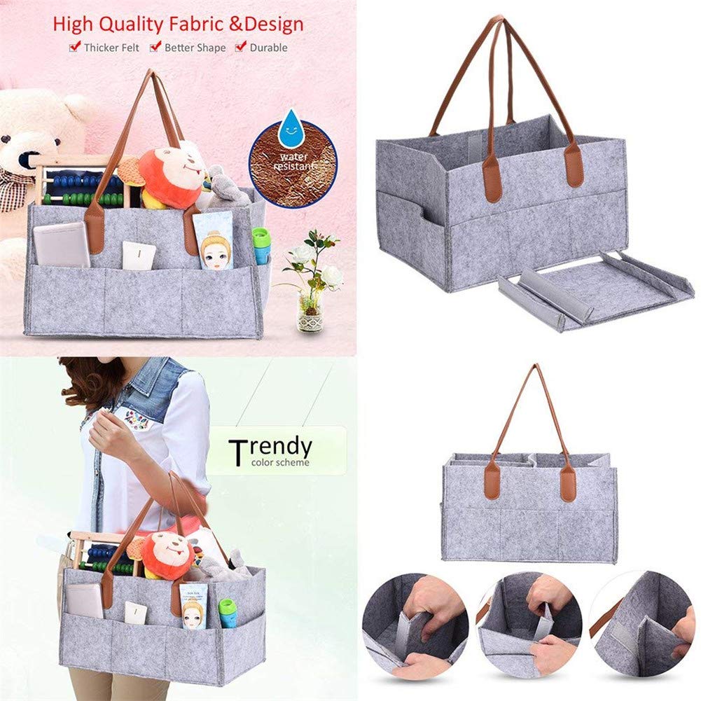 Buy Diaper Caddy Organiser Portable Felt Storage Bag Diaper Children