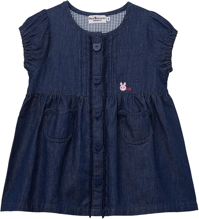 Amazon Co Jp ミキハウス ホットビスケッツ ワンピース 71 1901 380 服 ファッション小物