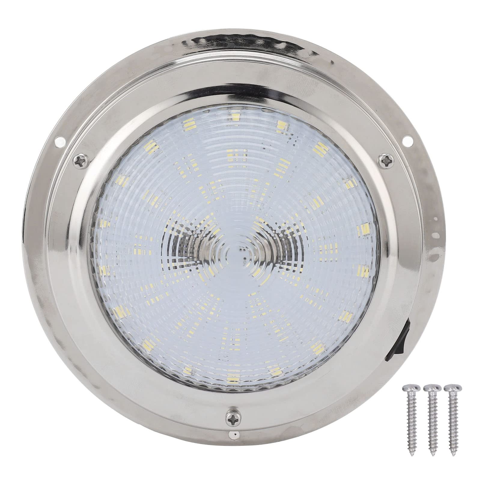 Aramox Marine Cabin Lights, 5.5in Marine Ceiling Dome Light 42LED IP65 Waterproof Interior Interior Surface Mount Light