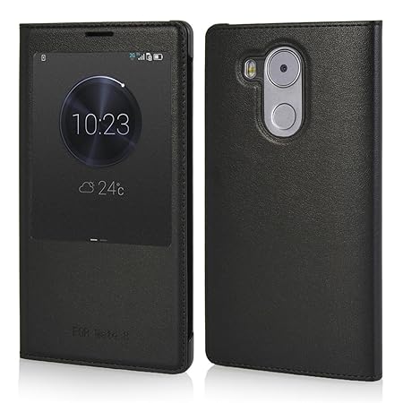 MOONCASE Huawei Mate 8 Hülle Bookstyle Leder Etui Tasche Schutzhülle Case für Huawei Mate 8 Handyhülle Etui Tasche Flip Cover