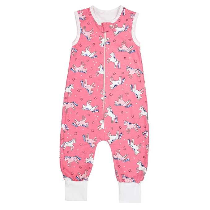 TupTam Unisex Babyschlafsack mit Beinen Unwattiert